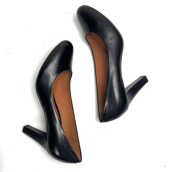 NWB GEOX Respira D Marian/D24Q3R Classic Black Leather Pumps US 9 - Picture 4 of 15